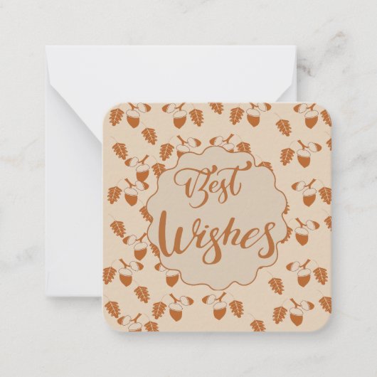 Beste wensen : notitiekaartje (Voorkant)