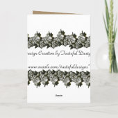 Beste wensen op je bruiloft kaart (Achterkant)