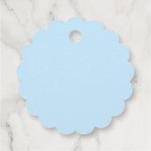 Beste wensen op je verjaardag Wildflower floral Bedankjes Labels (Achterkant)