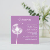 Beste wensen! (paars) kaart (Staand voorkant)