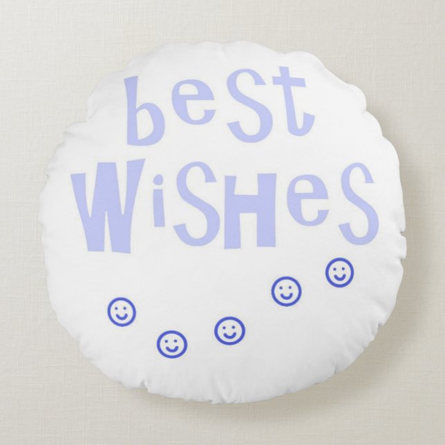 beste wensen tekst kunst rond kussen (Voorkant)