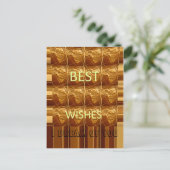 Beste wensen uit Afrika: een gouden continent Briefkaart (Staand voorkant)