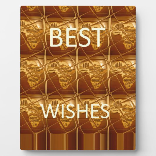Beste wensen uit Afrika: een gouden continent Fotoplaat (Voorkant)