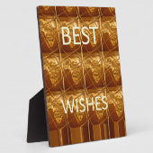 Beste wensen uit Afrika: een gouden continent Fotoplaat (Zijkant)