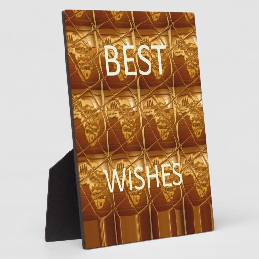 Beste wensen uit Afrika: een gouden continent Fotoplaat (Zijkant)