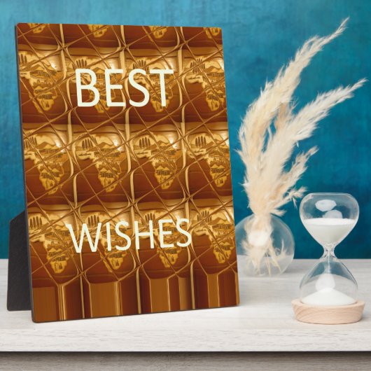 Beste wensen uit Afrika: een gouden continent Fotoplaat (Zijkant)