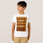 Beste wensen uit Afrika: een gouden continent T-shirt (Voorkant volledig)