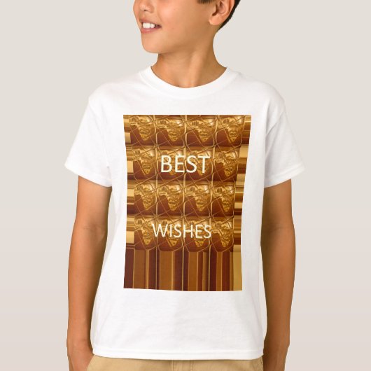 Beste wensen uit Afrika: een gouden continent T-shirt (Voorkant)