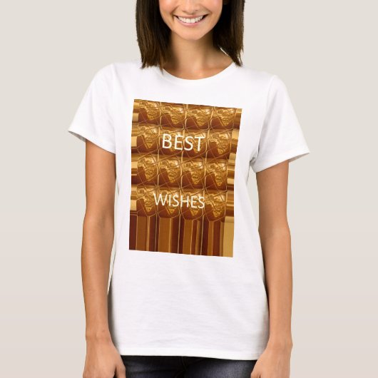 Beste wensen uit Afrika: een gouden continent T-shirt (Voorkant)