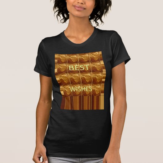 Beste wensen uit Afrika: een gouden continent T-shirt (Voorkant)