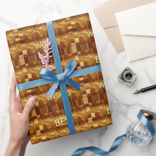 Beste Wensen Van Prachtig Afrika Afrikaanse Cultuu Cadeaupapier