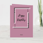 Beste wensen voeg foto lavender verjaardag toe kaart (Achterkant)