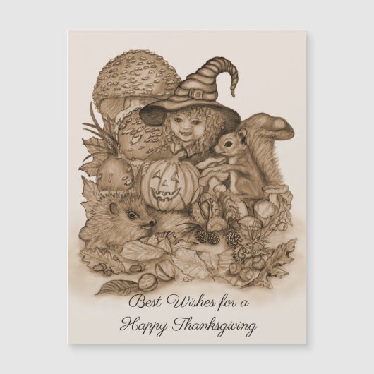 Beste wensen voor een Happy Thanksgiving (Voorkant)