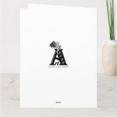 Beste wensen voor een Happy Thanksgiving Bedankkaart (Achterkant)