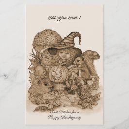 Beste wensen voor een Happy Thanksgiving Flyer