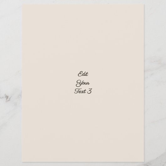 Beste wensen voor een Happy Thanksgiving Flyer (Achterkant)