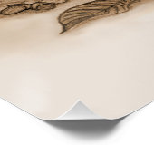 Beste wensen voor een Happy Thanksgiving Perfect Poster (Hoek)