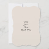 Beste wensen voor een Happy Thanksgiving Save The Date (Achterkant)