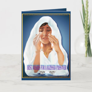 Beste wensen voor een Passover Card Kaart