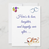 Beste wensen voor een toad-ally perfect paar feestdagenkaart (Achterkant)