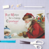 Beste wensen voor een vrolijk kerstfeest! tissuepapier (Craft)