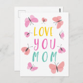 Beste wensen voor geweldige moeder briefkaart (Voorkant / Achterkant)