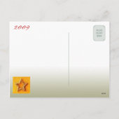 Beste wensen voor het nieuwe jaar 2009 - Briefkaar Feestdagenkaart (Achterkant)
