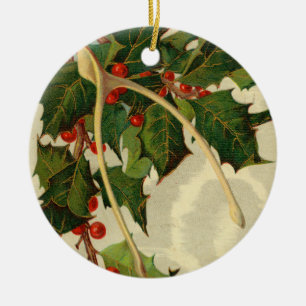 Beste Wensen voor het Nieuwe Jaar - Oude Ansichtka Keramisch Ornament