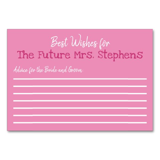 Beste wensen voor het spel van het Vrijgezellenfee Kaart (Voorkant)