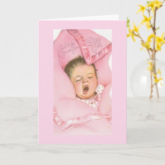  - beste wensen voor jou en baby, kaart (Gele Bloem)