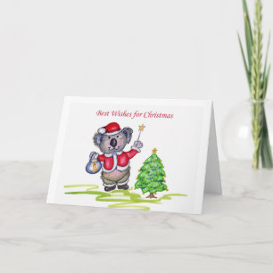 Beste wensen voor Kerstmis Feestdagen Kaart