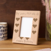 Beste wensen voor mama en papa: een verjaardagsfee gegraveerde lijstjes (Links)