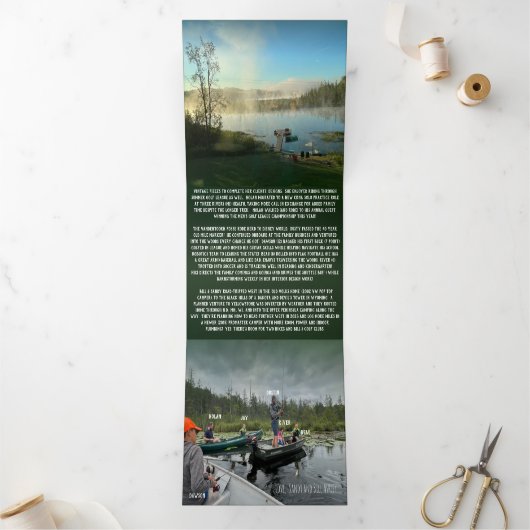 Beste wensen voor nieuwjaarsfoto's en kerstbrief T Drieluik Uitnodiging (Binnen)