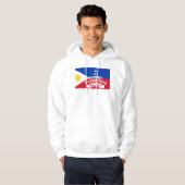 Beste wensen voor prettige kerst en een gelukkig n hoodie (Voorkant volledig)