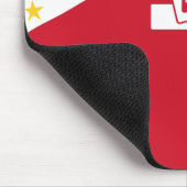 Beste wensen voor prettige kerst en een gelukkig n muismat (Hoek)