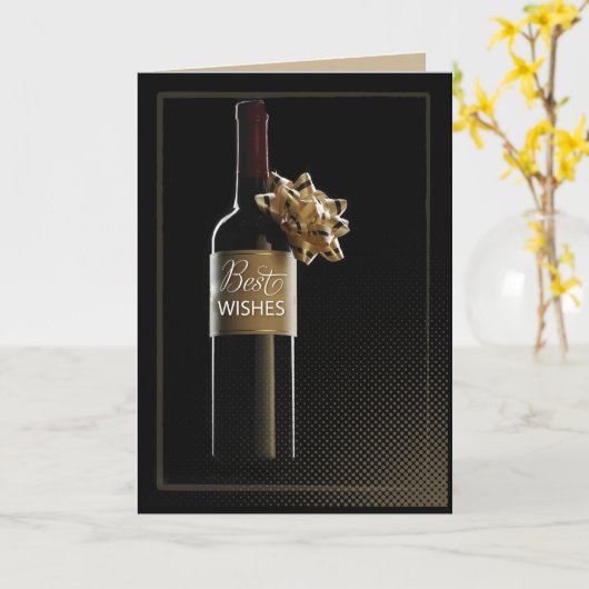 Beste wensen voor weddenschappen met gefeliciteerd kaart (Gele Bloem)