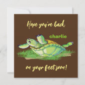 Beste wensen - weer op de been - Word snel beter w Bedankkaart (Voorkant)