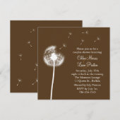 Beste wensen! Zijn en Hare Shower Uitnodiging (bru (Voorkant / Achterkant)