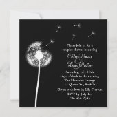 Beste wensen! Zijn en Hare Shower Uitnodiging (zwa (Voorkant)