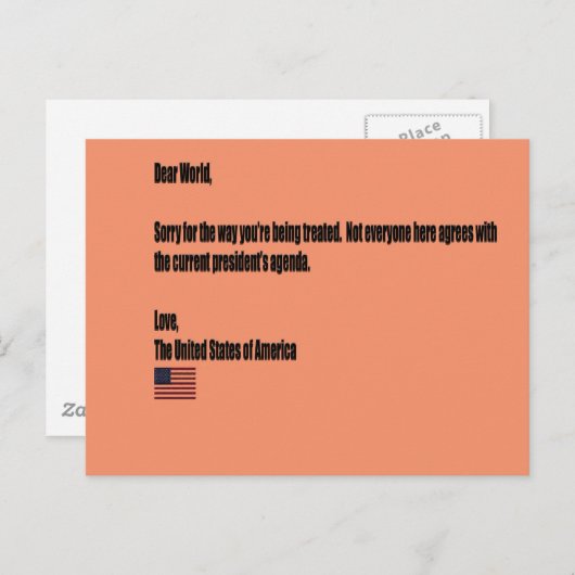 Beste wereld briefkaart (Voorkant / Achterkant)