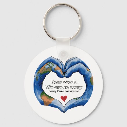 Beste wereld sleutelhanger (Voorkant)