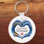 Beste wereld sleutelhanger (Voorkant)
