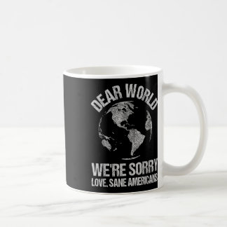 Beste wereld, sorry Wereldkaart Koffiemok