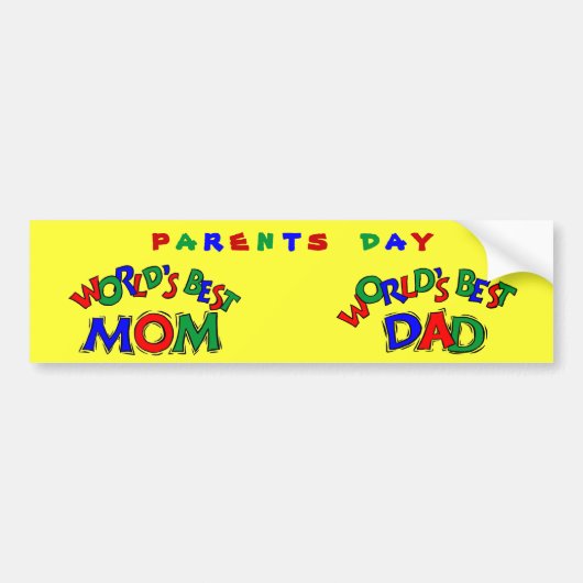 Beste werelden - bumpersticker (Voorkant)