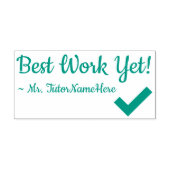 "Beste werk nog!" Rubberstempel Zelfinktende Stempel (Design)
