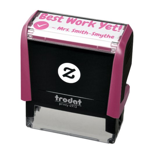 "Beste werk nog!" Tutor Feedback Rubber Stempel (Product)