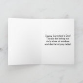 Beste werk papa Valentijnsdag Kaart (Binnen)