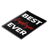 Beste werknemer ooit notitieboek (Linkerzijde)