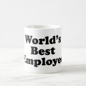 Beste werknemer ter wereld koffiemok (Center)