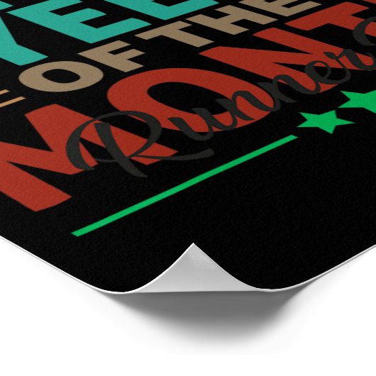 Beste werknemer van de maand Runner Up Kantoor Poster (Hoek)